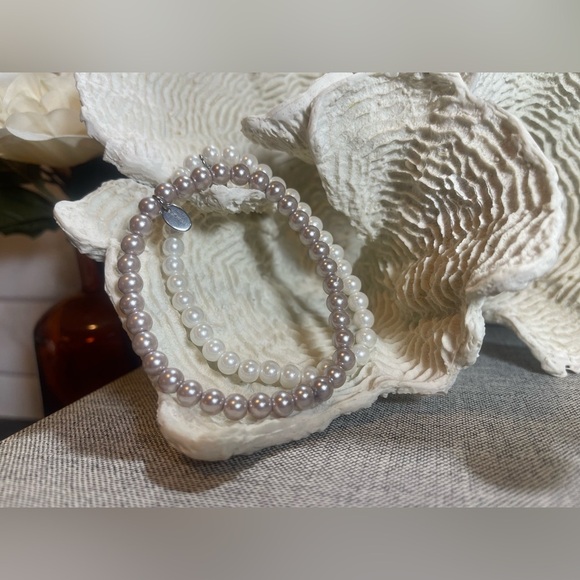 Tocara Set of 2 Pearl Bracelets - Picture 4 of 9